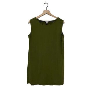 J.Jill Green Casual A Linen Dress Size M